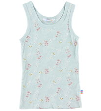 Joha Undershirt - Bamboo - Mint w. Print