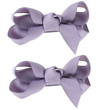 Bows By Str Bow Hair Clip - Classic - 6 cm - Dusty Purple