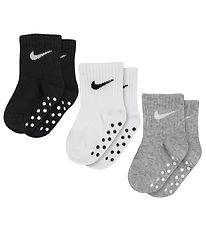 Nike Sokkar - 3 Pakki - Svart/Hvítur/Grátóna