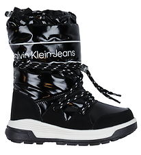 Calvin Klein Bottes d'Hiver - Tex - Noir av. Blanc