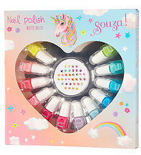 Souza Nail Polish - Gift Box - 12 Colours w. Stickers