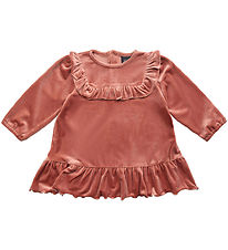 Petit Town Sofie Schnoor Dress - Velvet - Dee - Rust Ed