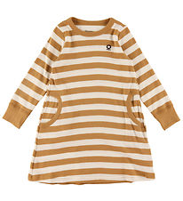 Katvig Dress - Caramel/White Striped