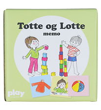 Forlaget Carlsen Memory Spel - Totte en Lotte - 30 Bakstenen