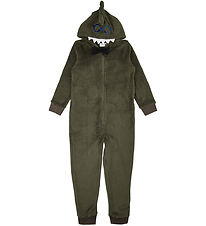 The New Fleece Suit - TNIsak - Dusty Olive w. Dino