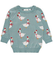 The New Siblings Blouse - Knitted - TnsHoliday - Abyss w. Geese