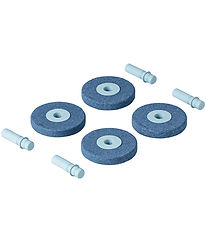 MODU 4x schuimwielen - 4-pack - Deep Blue/Sky Blue