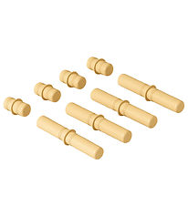 MODU Connecting pins - 8 pcs - Honey Yellow