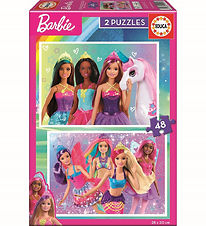 Educa Jigsaw Puzzle - Barbie - 2x48 Bricks