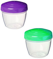 Sistema Snack buckets - 2-Pack - Portion pod - 210 mL - Turquoise/Purple