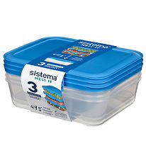 Sistema Storage boxes - 3-Pack - Nest It - 1.5 L - Blue