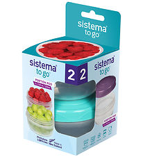 Sistema Containers - 2-Pack - Portion pod - 210 mL - Dark Blue/T