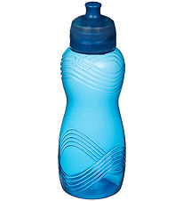 Sistema Drinkfles - Draai en drink Wave - 600 ml - Donkerblauw