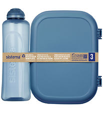 Sistema Lunchbox w. Water Bottle - 1.1 L/480 mL - Mountain Blue