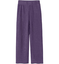 Name It Trousers - NkfOllilliane - Loganberry w. Glitter