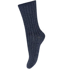 MP Chaussettes - Laine - Rib - Dark Denim Mlange