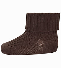 MP Socken - Wolle - Rib - Brown Melange