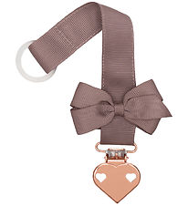 Little Wonders Pacifier Clip - Ellen - Chocolate