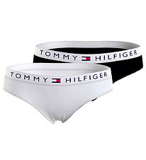Tommy Hilfiger Slips - 2er-Pack - Wei/Schwarz