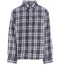 GANT Shirt - Flonnel - Evening Blue w. Checs