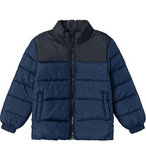 Name It Pehmustettu takki - NkmDublin - Laivastonsininen Blazer