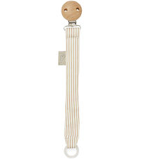 Cam Cam Dummy Clip - Classic+ Stripes Camel