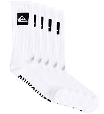 Quiksilver Socks - 5-Pack - White
