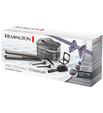 Remington Gltteisen m. Zubehr - Pro-Keramik Titanium - S5506G