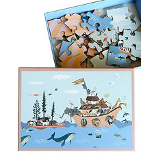 Vissevasse Jigsaw Puzzle - 30x40 cm - 42 Bricks - Noah's sheets