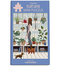 Vissevasse Puzzel - Mini - 10x13 cm - 42 Bakstenen - Plant Love