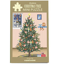 Vissevasse Puzzel - Mini - 10x13 cm - 42 Bakstenen - Kerstmis