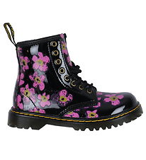 Dr. Martens Bottes - 1460 J Pansy Fayr - Noir/Rose