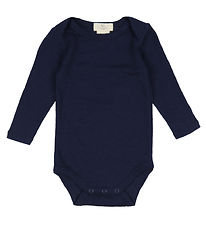 Copenhagen Colors Bodysuit l/s - Wool - Navy