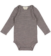 Copenhagen Colors Romper l/s - Wol - Natural Gemleerd