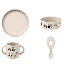 Liewood Dinner Set - Vivi - 4-Pack - Farm/Sandy