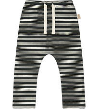 Petit Piao Trousers - Modal - Rib - Pine Green/Off White