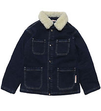 Marni Denim Jacket w. Lining - Navy