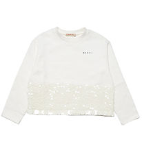 Marni Collegepaita - Off White M. Paljetteja