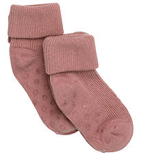 Minymo Socks - 2-Pack - Anti-Slip - Rose Cloud