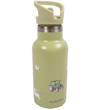 Filibabba Thermo Bottle - Magic Farm - 350 mL - Green