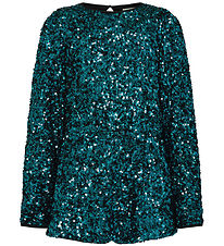 Sofie Schnoor Girls Dress - Dark Blue w. Sequins