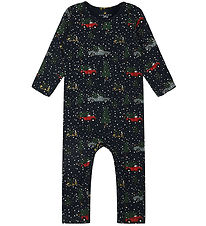 The New Siblings Jumpsuit - TnsHoliday - Navy Blazer w. Print
