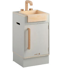 Sebra Toy Kitchen - Wash cabinet - Wood - Seabreeze Beige