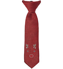 Name It Tie - NmmOdeer - Jester Red w. Rudolph