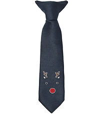 Name It Tie - NmmOdeer - Dark Sapphire w. Rudolph