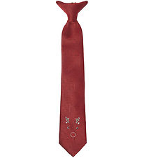 Name It Tie - NkmOdeer - Jester Red w. Rudolph