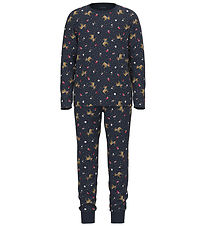 Name It Pyjama Set - Blouse/Trousers - NmnVismas - Dark Sapphire