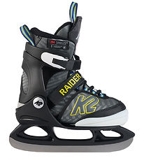 K2 Patins  glace av. Lumire - Faisceau Raider Ice - Gris/Noir