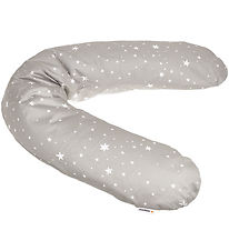 Medela Grossesse et Coussin d'Allaitement - Gris av. toiles