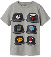 NBA-T-Shirt - NkmOswald - Grey Melange